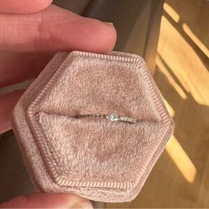 Marquise 10k rose gold size 3.5 ring